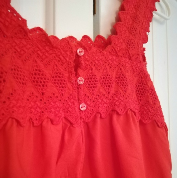 Old Navy XS Orange Top EUC - Picture 3 of 3